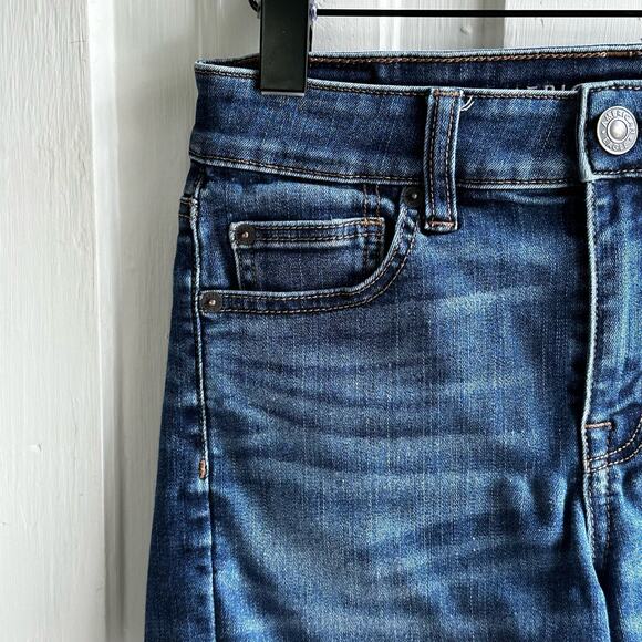 American Eagle Hi-Rise Shortie Cut-Off Jean Shorts - Picture 3 of 11